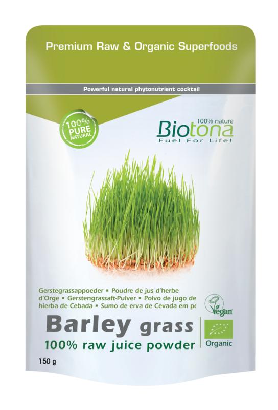 Biotona Barley grass raw juice powder bio 150 Gram