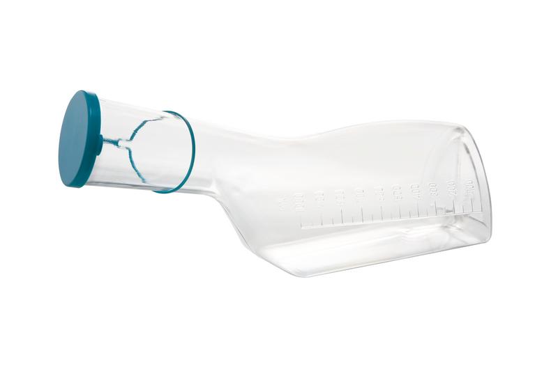 Comfort Urinaal man driehoek helder met dop 1 liter 1 Stuks