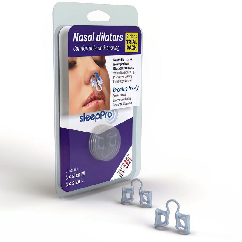SleepPro Neusspreider proefverpakking - 2 maten M/L 2 Stuks