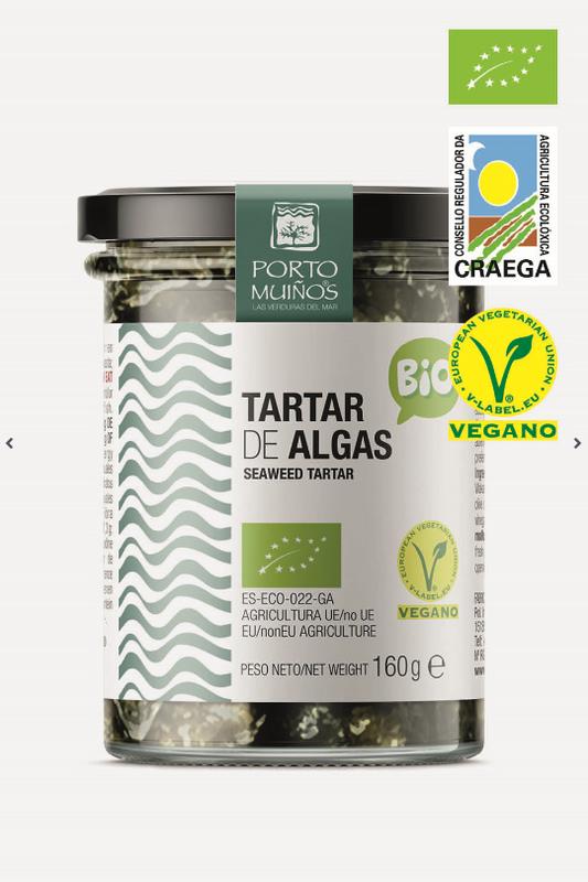 Porto Muinos Zeewier spread bio 160 Gram