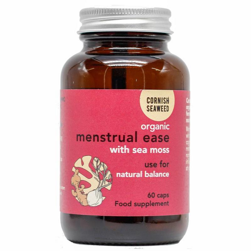 Cornish Seaweed Menstrual ease (sea moss, gember & venkel) bio 60.00 Capsules