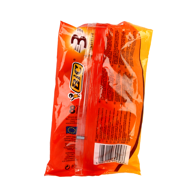 BIC 3 Sensitive pouch wegwerpscheermesjes 8 Stuks