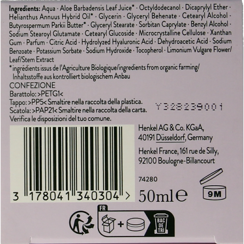 N.A.E. Belleza anti-age nightcreme 50 Milliliter