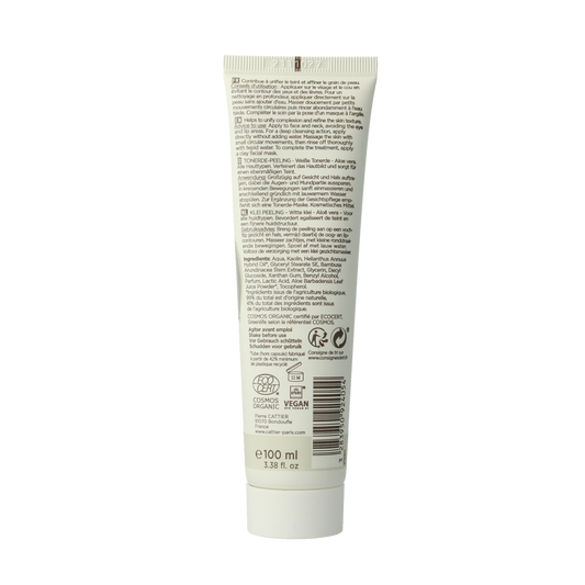 Cattier Witte klei peeling 100.00 Milliliter