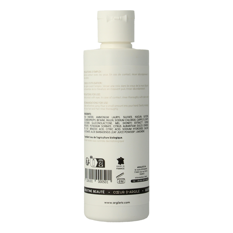 Argiletz Kleishampoo normaal haar bio 200.00 Milliliter