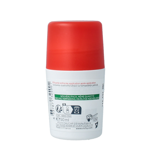 Vichy Deodorant roller overmatige transpiratie 72 uur 50 Milliliter