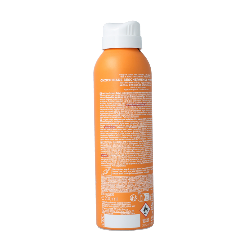 Vichy Capital soleil hydraterende mist SPF50+ 200 Milliliter
