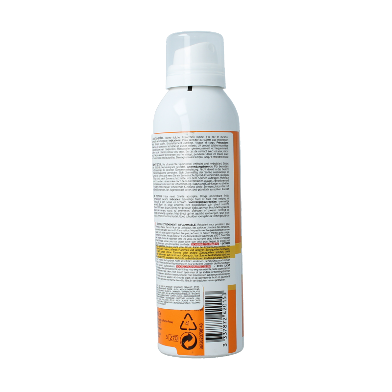 La Roche Posay Anthelios lichaamsmist SPF50+ 200 Milliliter