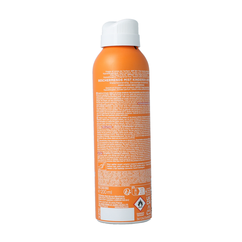 Vichy Capital soleil anti zand mist kids SPF50+ 200 Milliliter