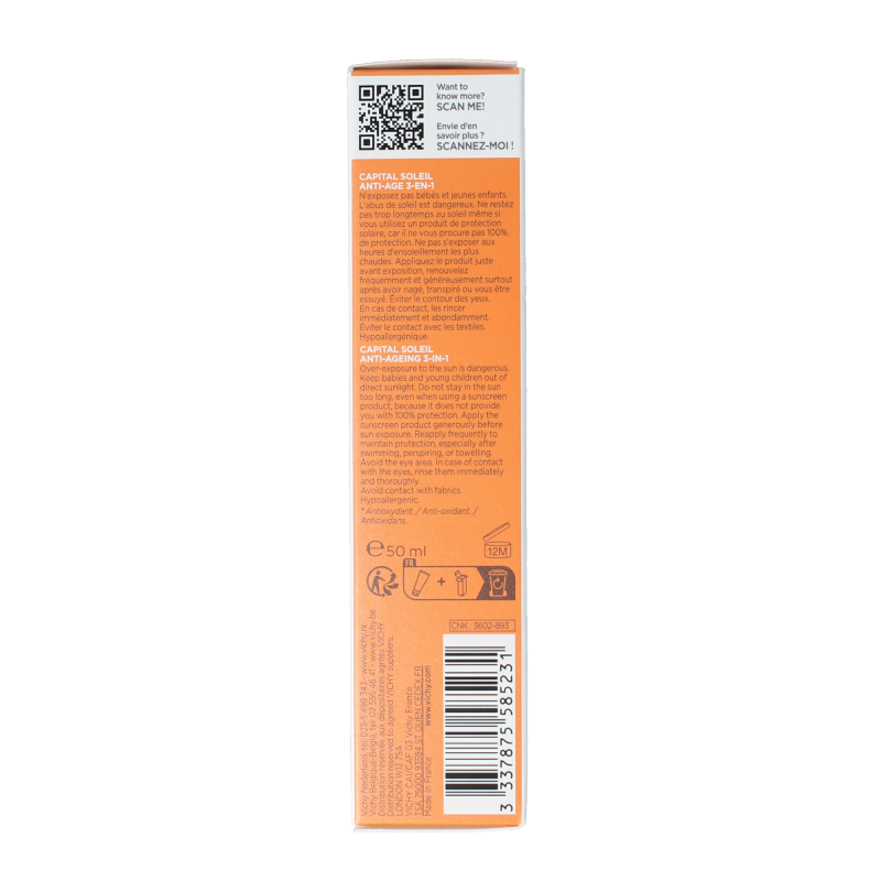Vichy Capital soleil anti-age SPF50 50 Milliliter