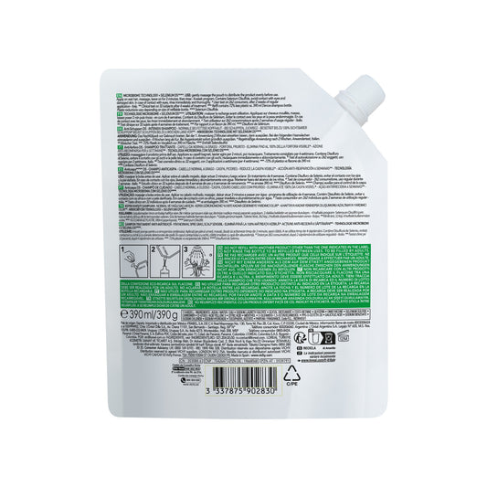 Vichy Dercos anti-roos shampoo normaal/vet haar navul 390.00 Milliliter