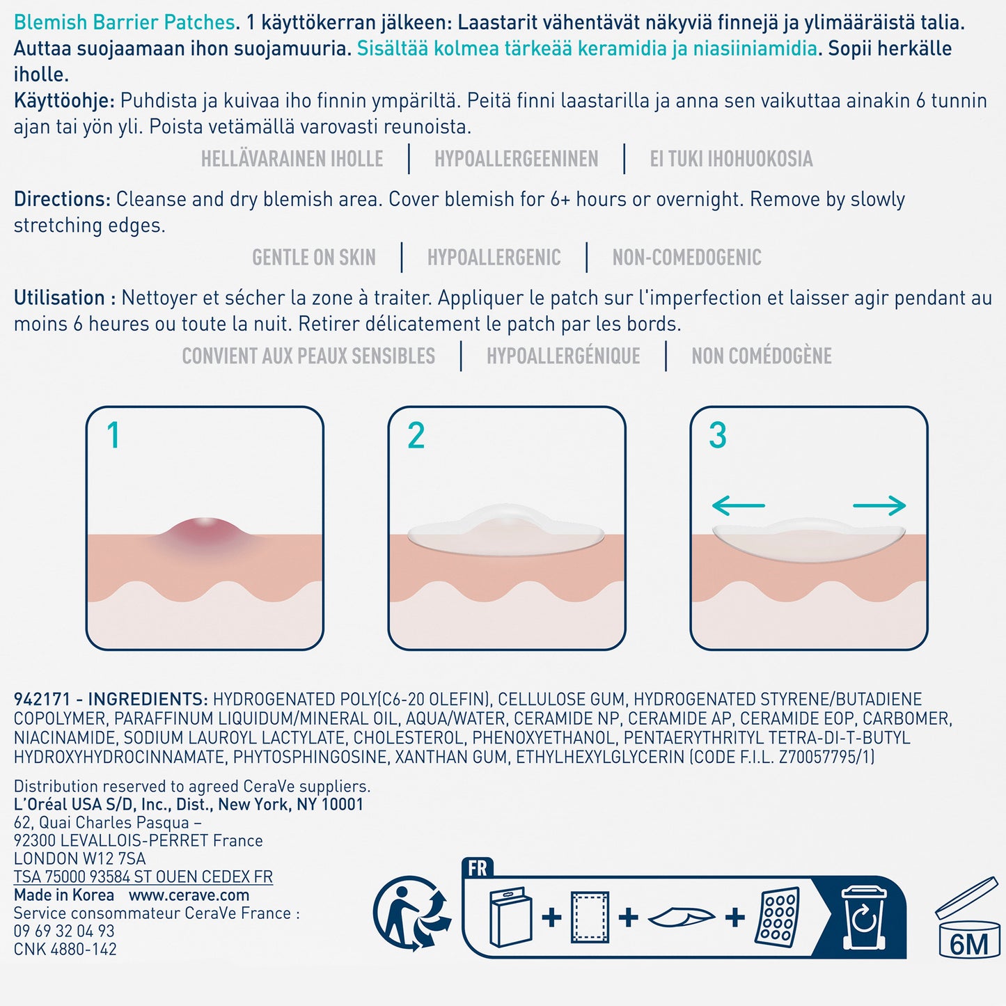 Cerave Anti puistjes patches 22 Stuks
