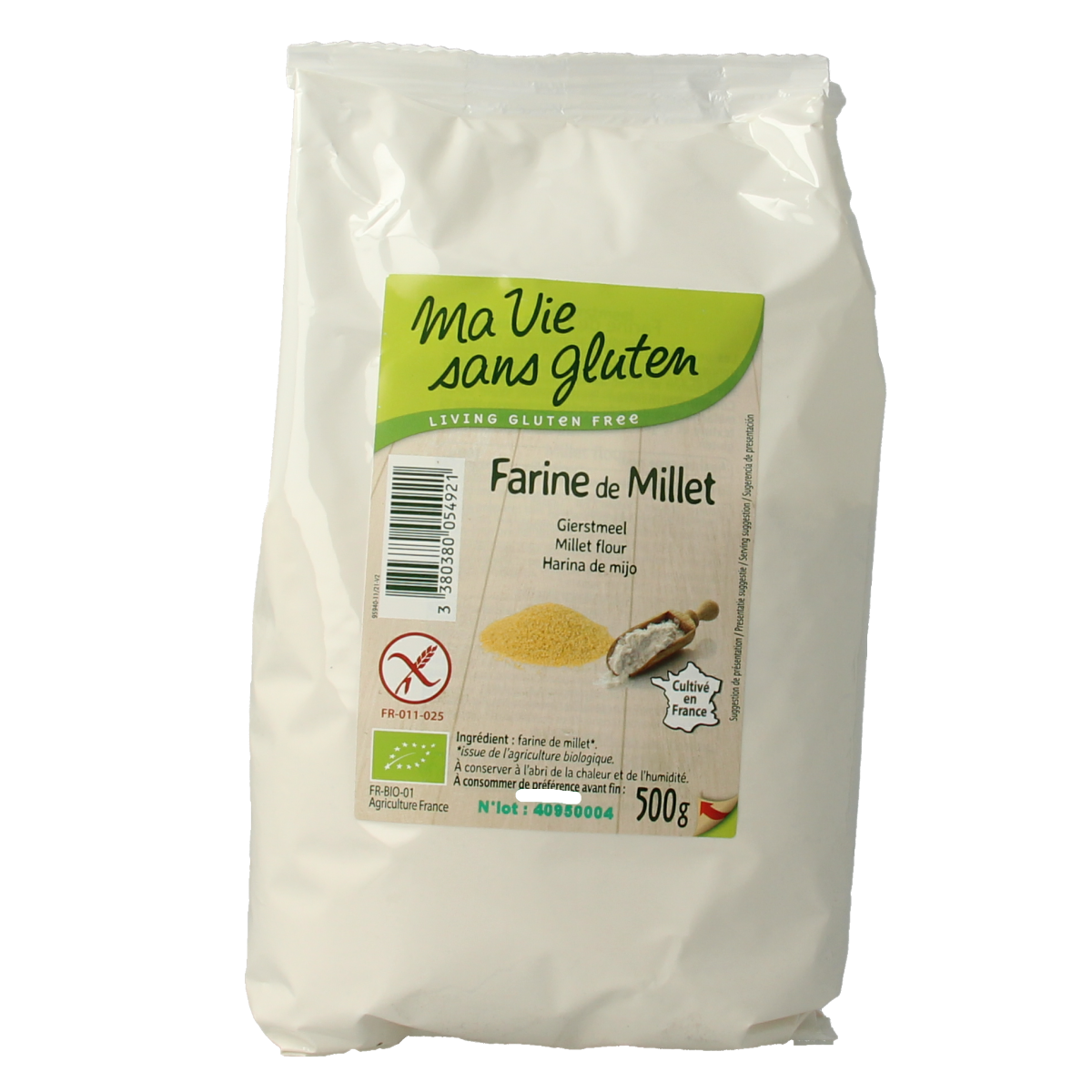 Ma Vie Sans Gierstmeel - glutenvrij - bio 500.00 Gram