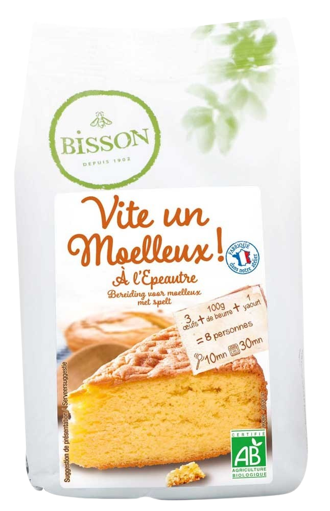 Bisson Bakmix voor speltcake bio 300 Gram