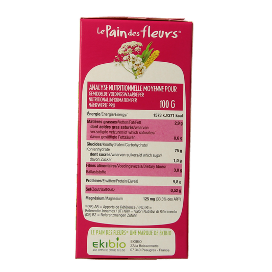 Pain Des Fleurs Krokante crackers meergranen glutenvrij bio 150.00 Gram
