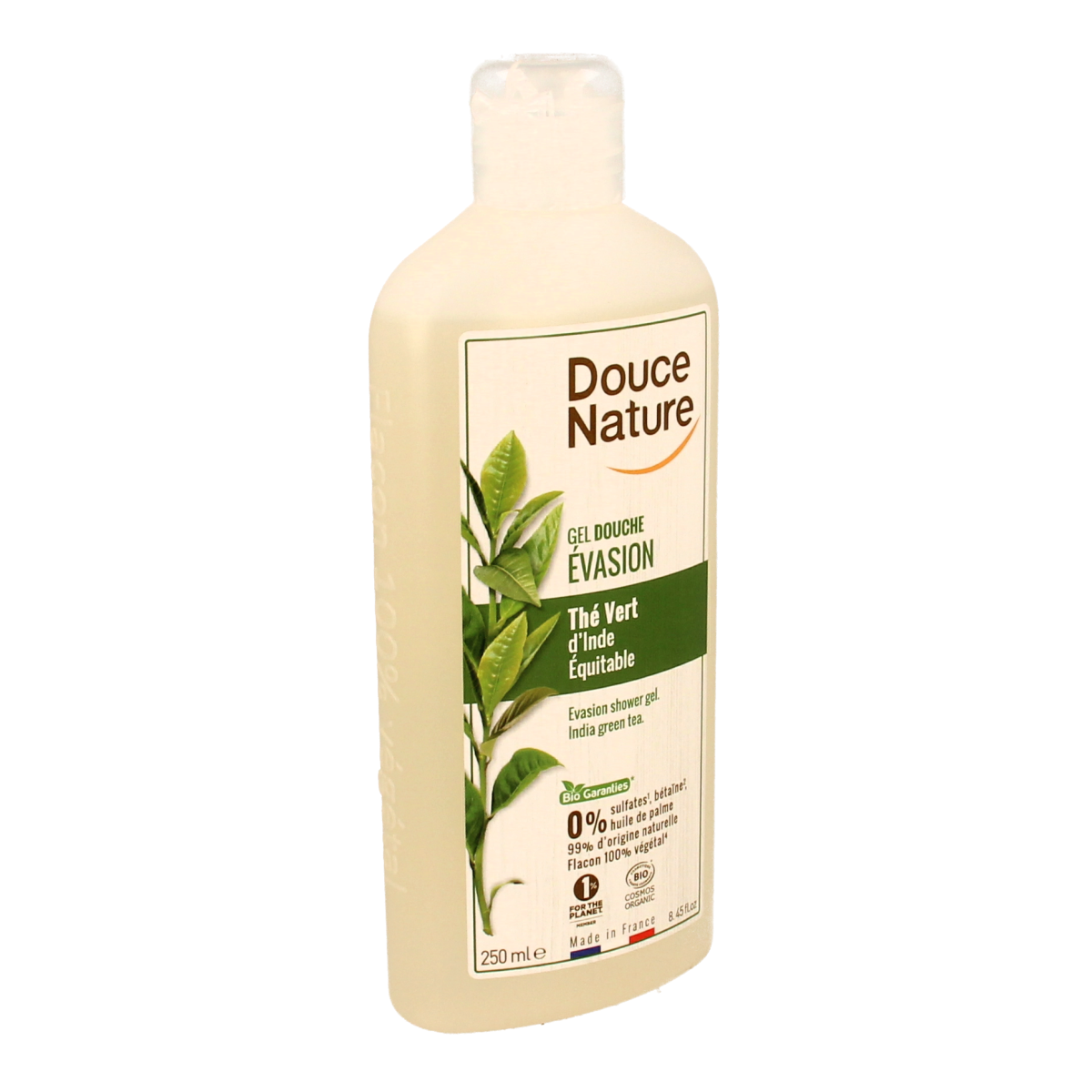 Douce Nature Douchegel evasion groene thee bio 250.00 Milliliter