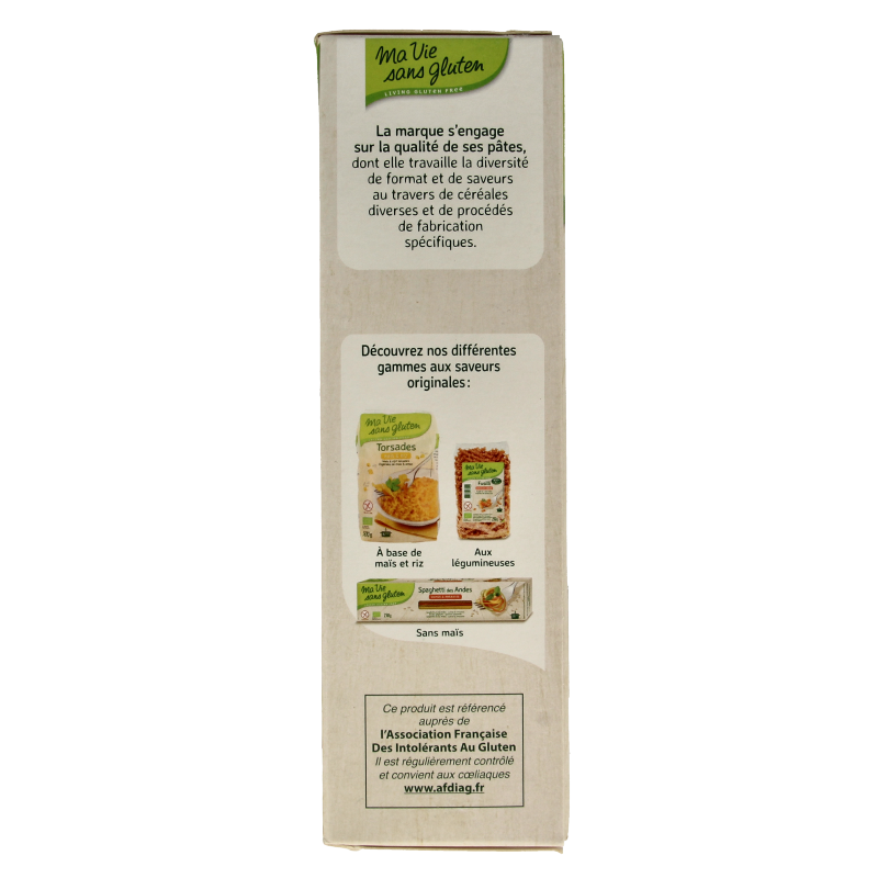 Ma Vie Sans Macaroni van volkoren rijst glutenvrij bio 500 Gram
