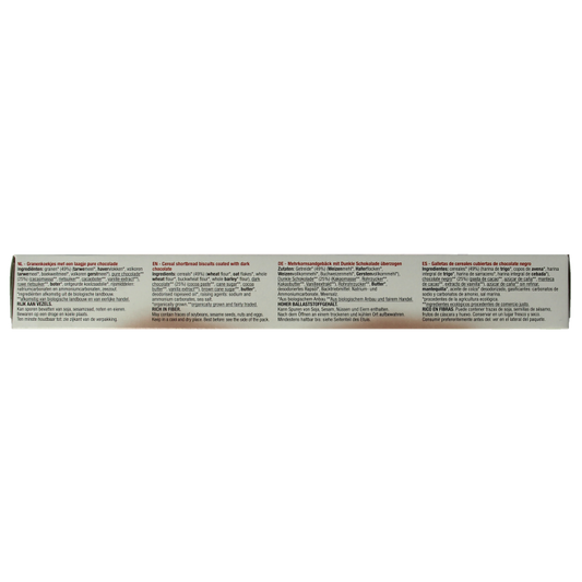 Bisson Pure chocolade frosted granenkoekjes bio 140 Gram