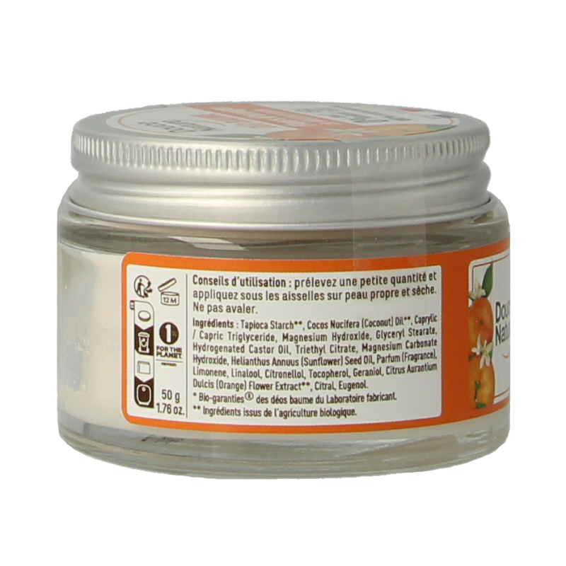 Douce Nature Deodorant balsem oranjebloesem bio 50 Gram
