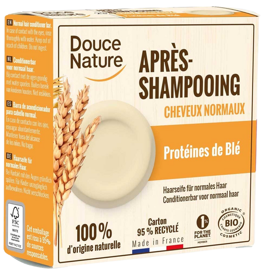 Douce Nature Conditioner bar normaal haar bio 65 Gram
