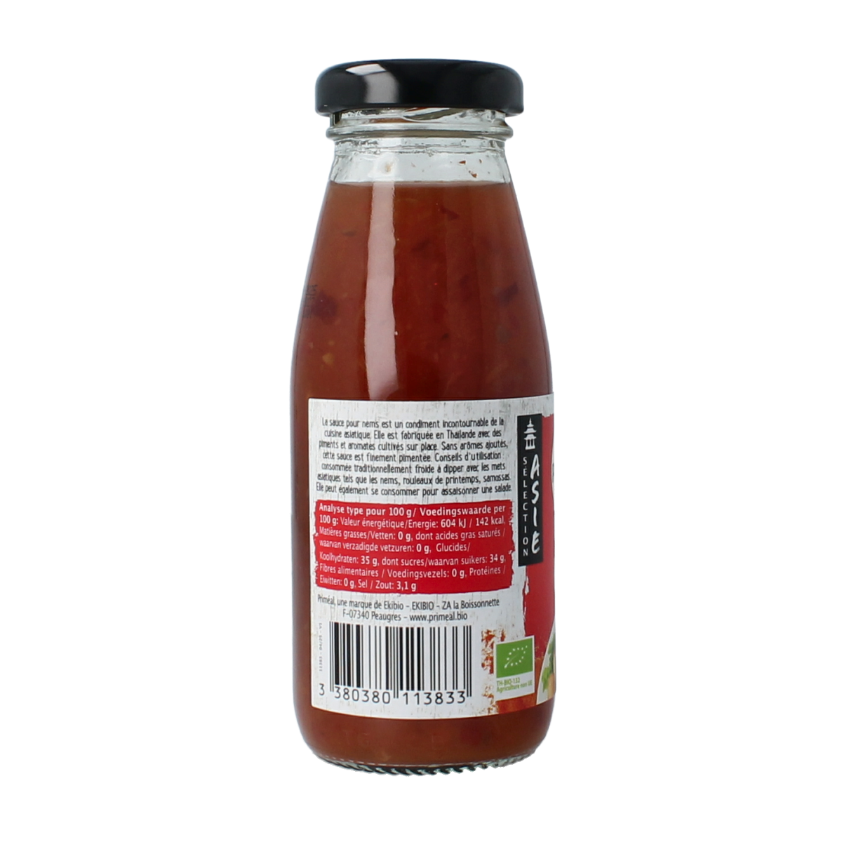 Primeal Loempia zoetzure chilisaus bio 200.00 Gram