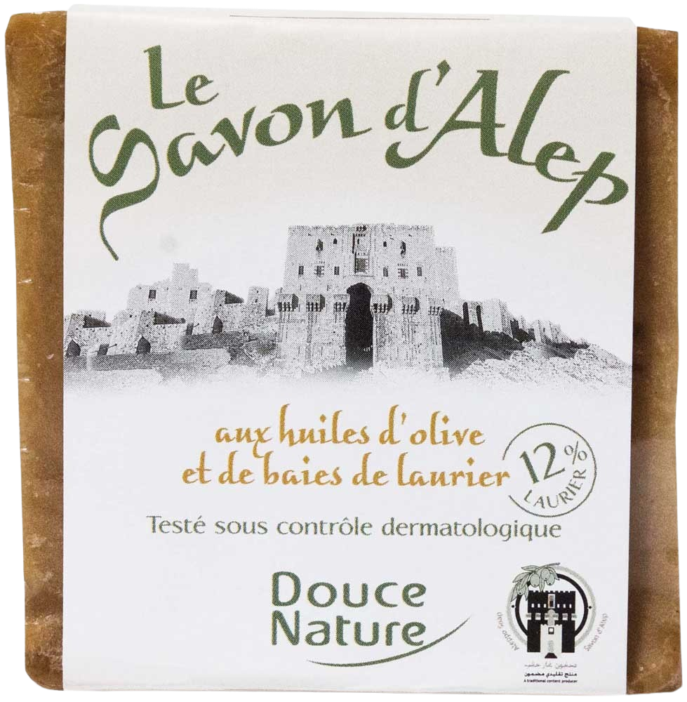 Douce Nature Zeep Aleppo blok 12% bio 200 Gram