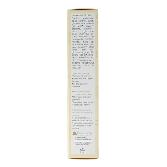 Aprolis Tandpasta citroen en propolis 75.00 Milliliter