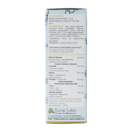 Aprolis Mondspray manuka bio 20.00 Milliliter