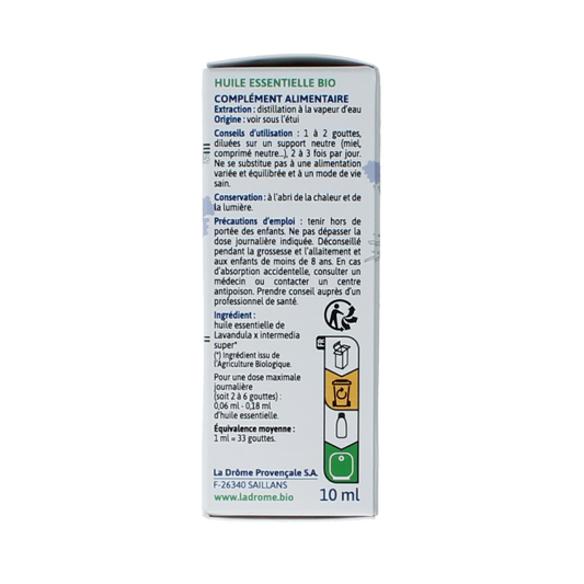Ladrome Lavandin olie bio 10.00 Milliliter