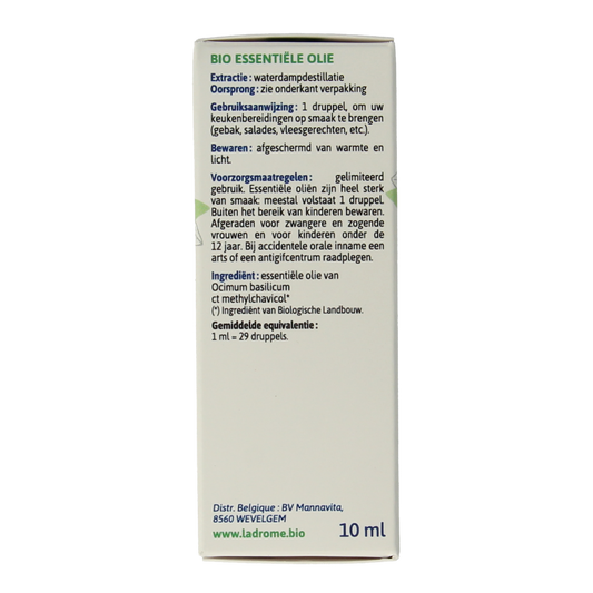 Ladrome Basilicum CT methylchavicol 10.00 Milliliter