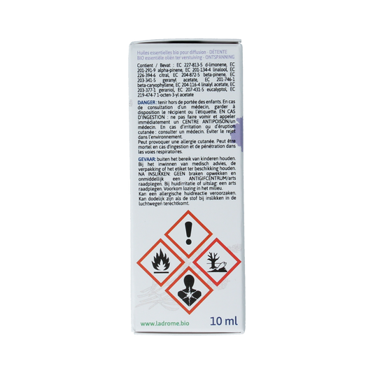 Ladrome Ontspanning - etherische olie 10.00 Milliliter