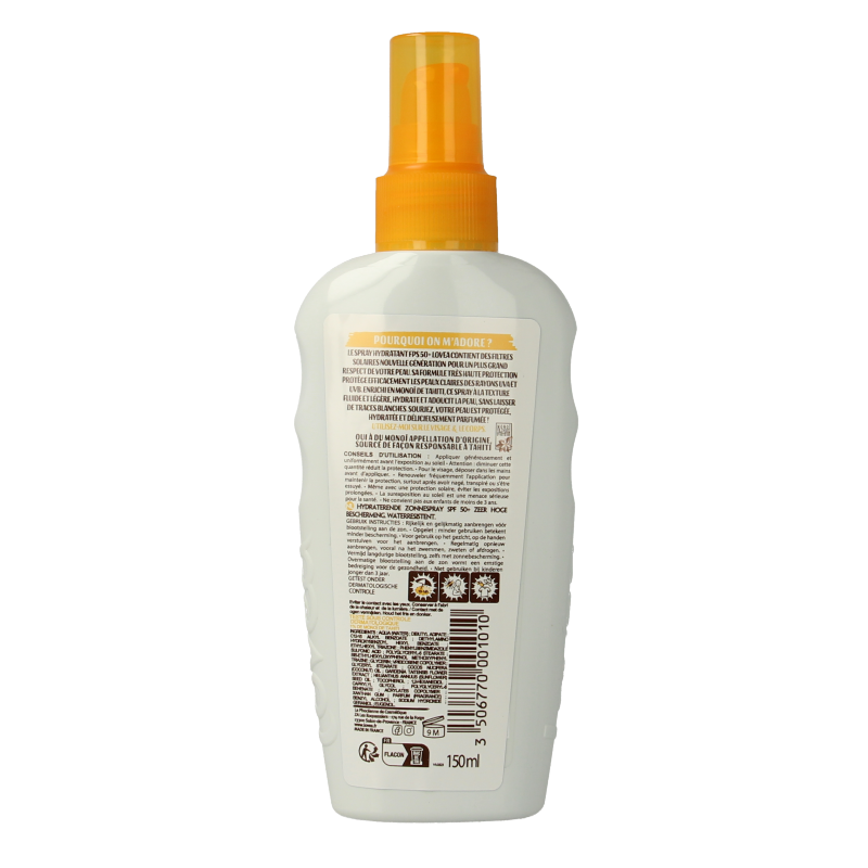 Lovea Moisturizing spray SPF50+ 150 Milliliter