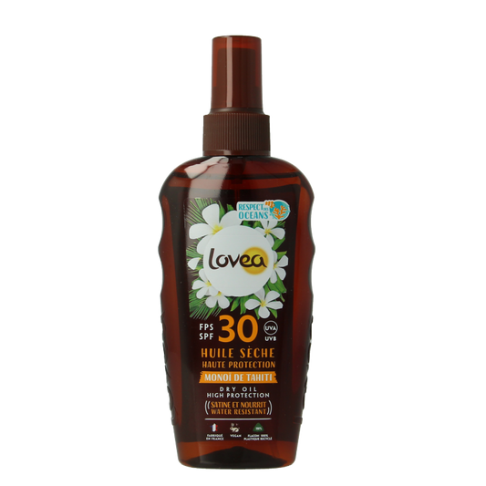 Lovea Dry oil high protect tahiti monoi SPF30 150 Milliliter
