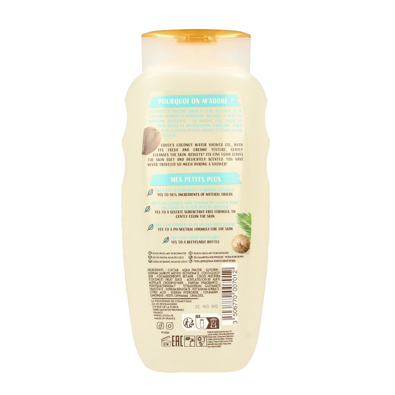 Lovea Showergel coconut water 400 Milliliter