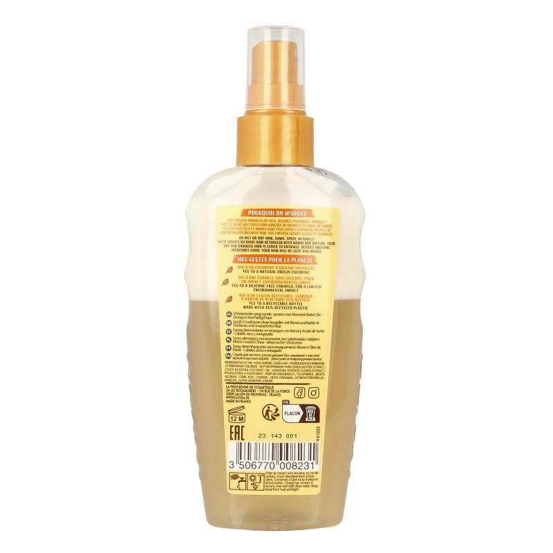 Lovea No rinse spray Monoi & Shea 150 Milliliter