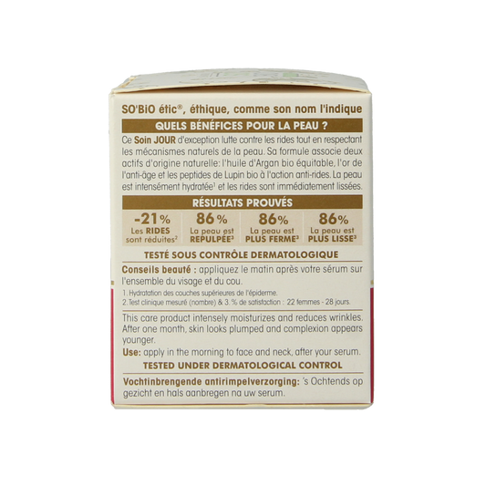So Bio Etic Dagcreme moisturizing anti rimpel 50.00 Milliliter