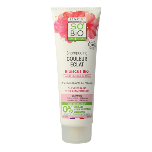So Bio Etic Shampoo colour & shine hibiscus 250 Milliliter