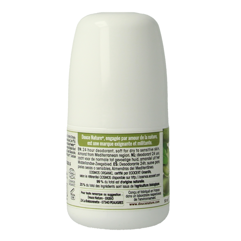 Douce Nature Deodorant roll on droge/gevoelige huid bio 50 Milliliter