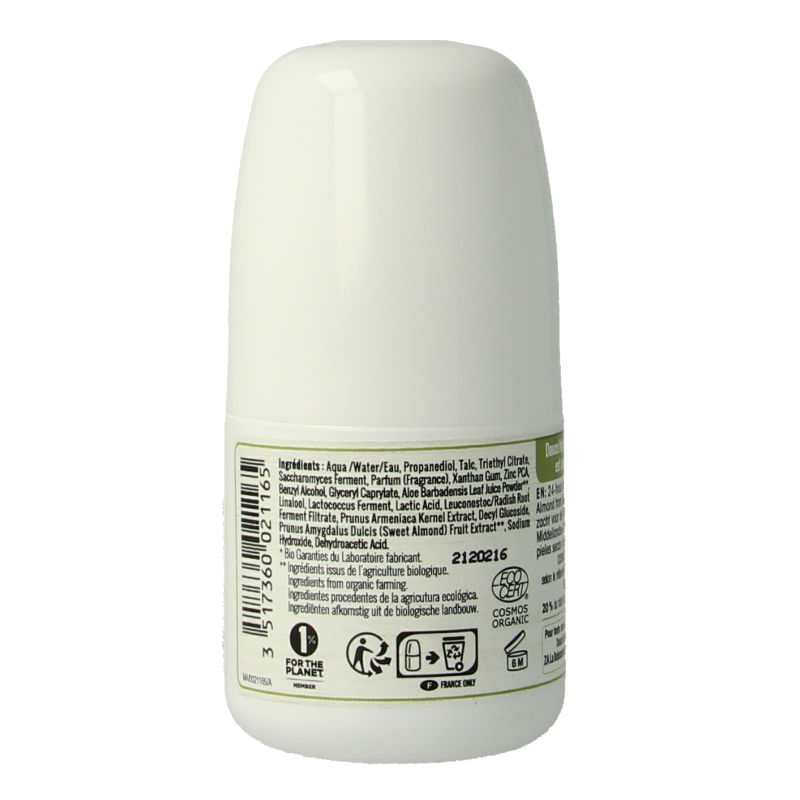 Douce Nature Deodorant roll on droge/gevoelige huid bio 50 Milliliter