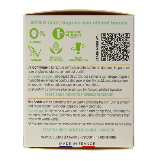 So Bio Etic Bamboo Deep cleansing smoothing scrub 50.00 Milliliter