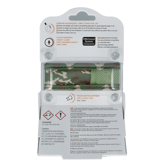 Parakito Anti mug armband junior camouflage 1.00 Stuks