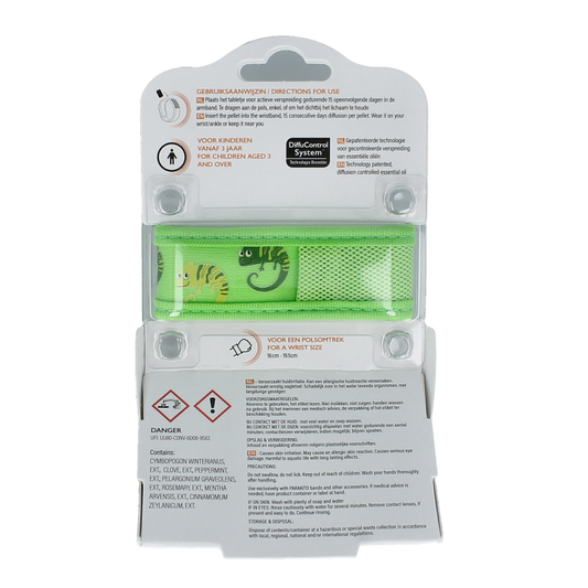 Parakito Anti mug armband junior kameleon 1 Stuks