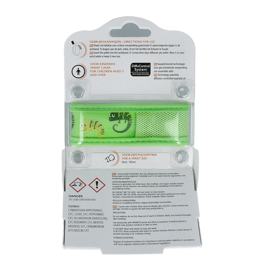 Parakito Anti mug armband junior kameleon 1.00 Stuks