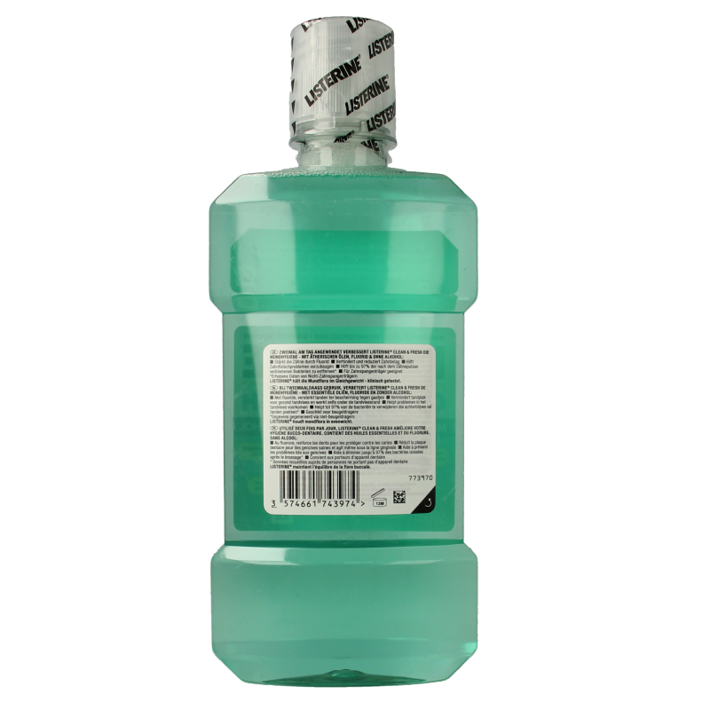 Listerine Mondwater clean & fresh 500 Milliliter