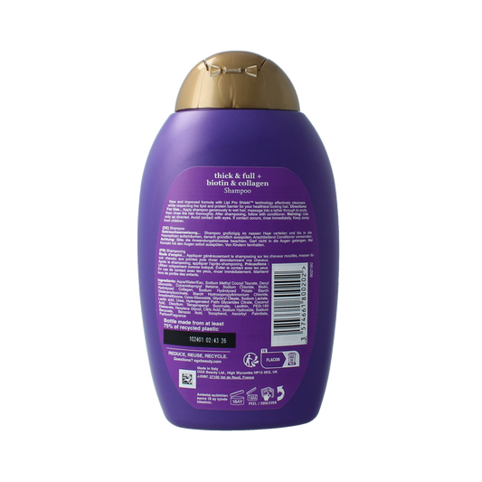 OGX Shampoo biotin & collageen 385.00 Milliliter