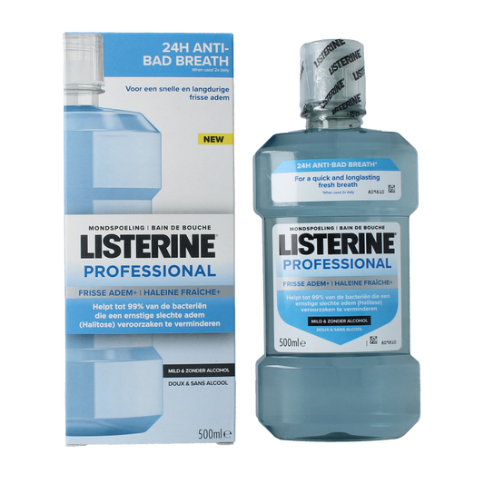 Listerine Mondwater professional fresh breath 500 Milliliter
