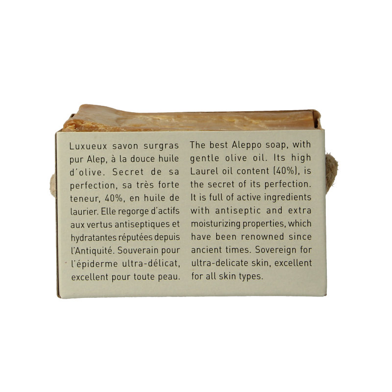 Aleppo Soap Co Zeep 40% 200 Gram