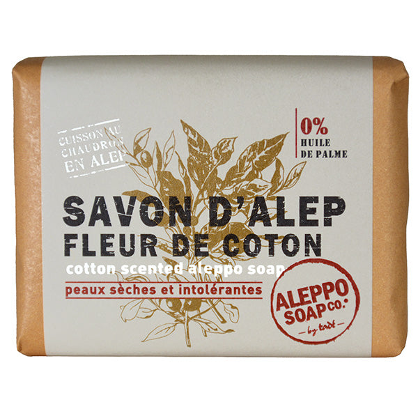 Aleppo Soap Co Savon d'Alep fleur de coton 100 Gram