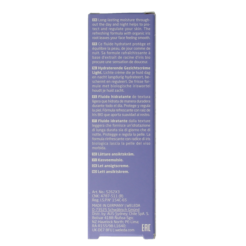 Weleda Iris hydraterende dagcreme light 30 Milliliter