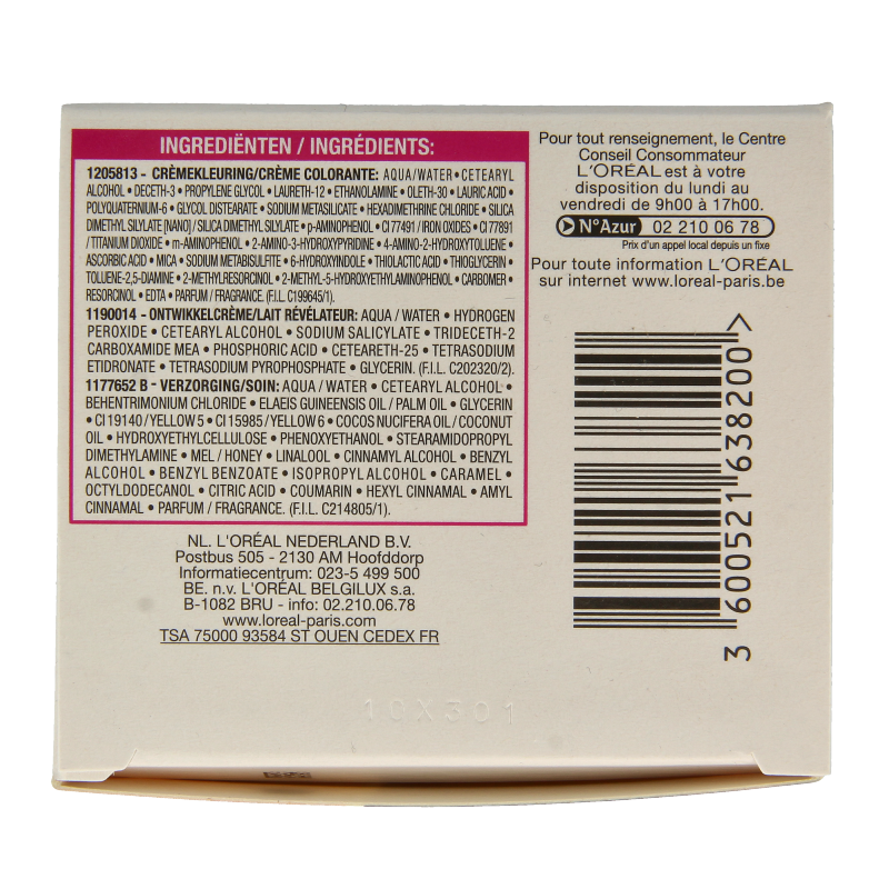 Casting Casting creme gloss 454 Brownie 1 Set